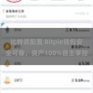 比特派配置 Bitpie钱包安全可靠，资产100%自主掌控