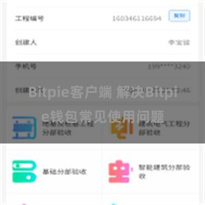 Bitpie客户端 解决Bitpie钱包常见使用问题