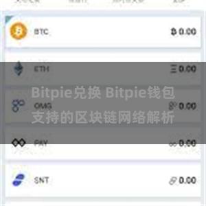 Bitpie兑换 Bitpie钱包支持的区块链网络解析