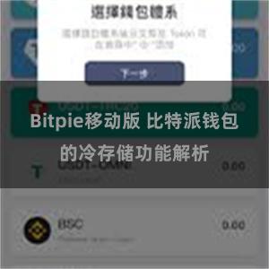 Bitpie移动版 比特派钱包的冷存储功能解析